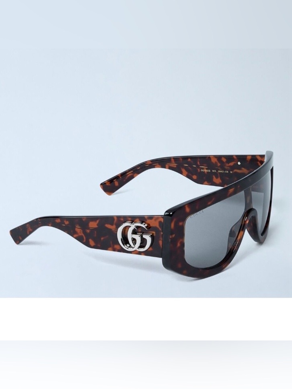 GUCCI GG logo rectangle sunglasses